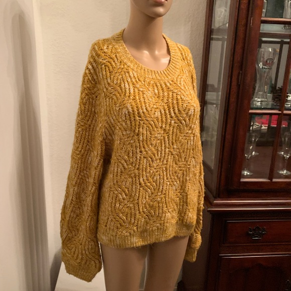 TOPSHOP YELLOW KNIT SWEATER - Picture 4 of 13